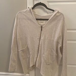 Billabong zip up crème marbles jacket-sweater. Hardly wore- so cute!